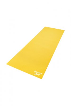 Тренировочный коврик, 4 мм REEBOK. Цвет: желтый