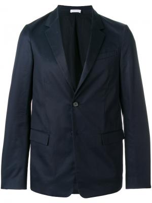 Пиджак с карманами клапанами Jil Sander. Цвет: синий