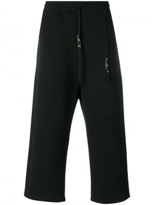 Укороченные брюки Damir Doma. Цвет: чёрный