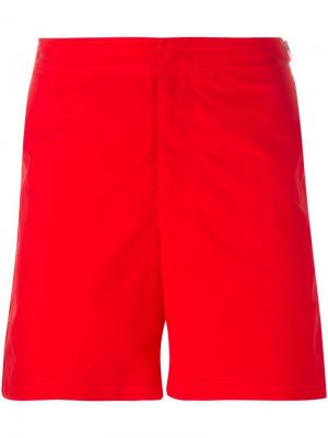 Классические шорты для плавания Orlebar Brown. Цвет: красный