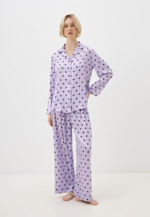 Пижама Fielsi. Цвет: фиолетовый