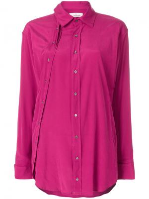 Классическая рубашка A.F.Vandevorst. Цвет: розовый и фиолетовый