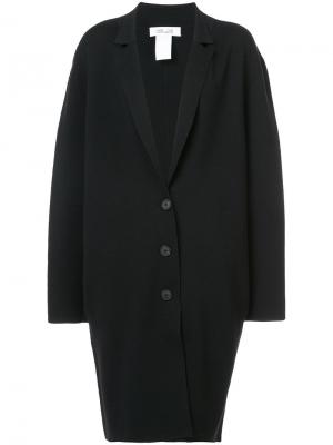 Пальто-кокон Dvf Diane Von Furstenberg. Цвет: чёрный