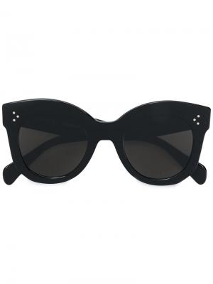 Солнцезащитные очки Kim Céline Eyewear. Цвет: чёрный