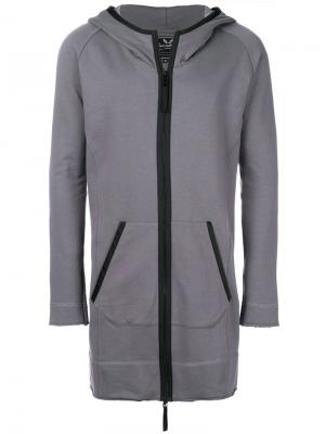 Zipped space hoodie Unconditional. Цвет: серый