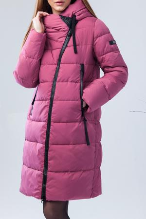 Куртка зимняя Clasna. Цвет: розовый