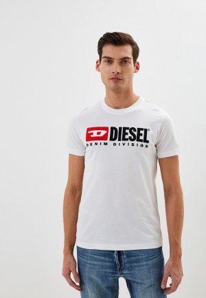 Футболка Diesel. Цвет: белый