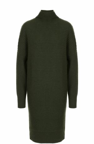 Удлиненный вязаный пуловер из кашемира FTC. Цвет: хаки