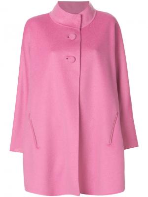 Короткое пальто Iris Von Arnim. Цвет: розовый и фиолетовый