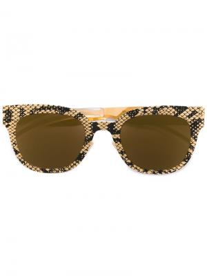Солнцезащитные очки Python Mykita. Цвет: серый