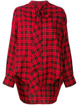 Tartan blouse Balenciaga. Цвет: красный