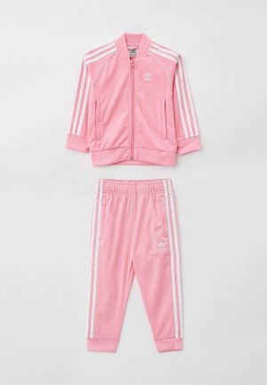 Костюм спортивный adidas Originals. Цвет: розовый