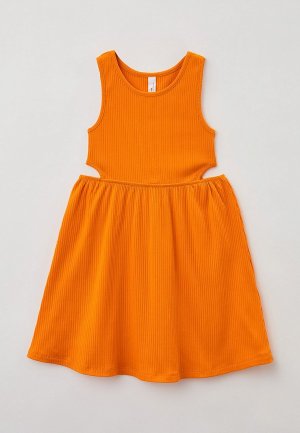 Платье Sela. Цвет: оранжевый