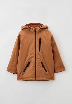 Куртка утепленная Sela. Цвет: коричневый