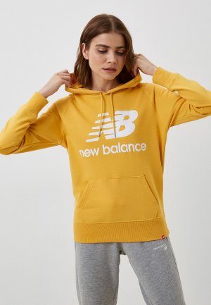 Худи New Balance. Цвет: желтый