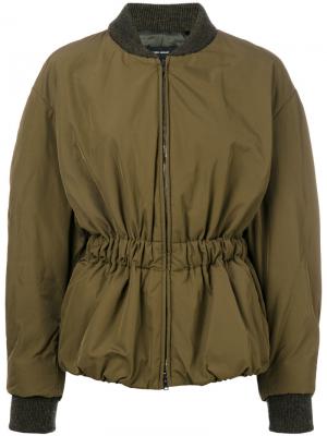 Куртка кроя бомбер Dex Isabel Marant. Цвет: коричневый