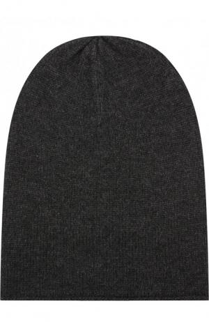 Кашемировая шапка бини Allude. Цвет: темно-серый