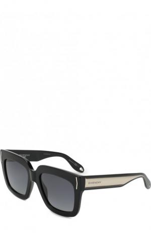 Солнцезащитные очки Givenchy. Цвет: черный