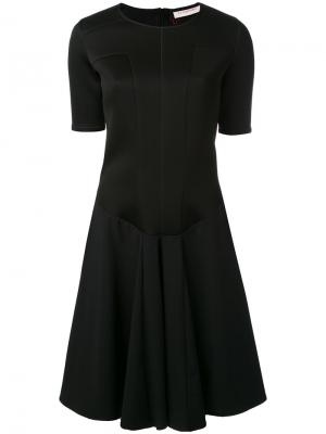 Расклешенное платье A.F.Vandevorst. Цвет: чёрный