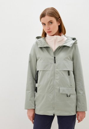 Куртка Winterra. Цвет: зеленый