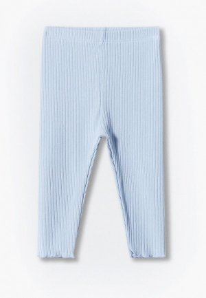 Ползунки Mango Kids. Цвет: голубой