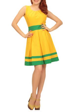 Платье LAMIAVITA. Цвет: желтый