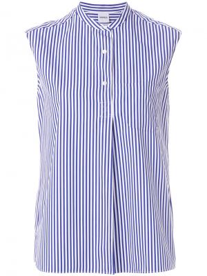 Striped sleeveless shirt Aspesi. Цвет: синий