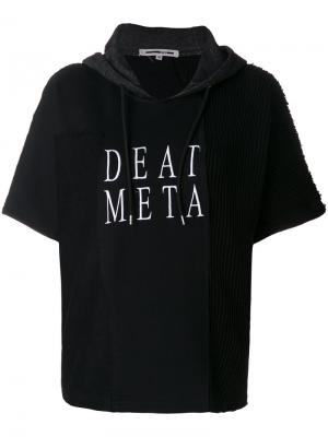 Толстовка с капюшоном и вышивкой Death Metal McQ Alexander McQueen. Цвет: чёрный