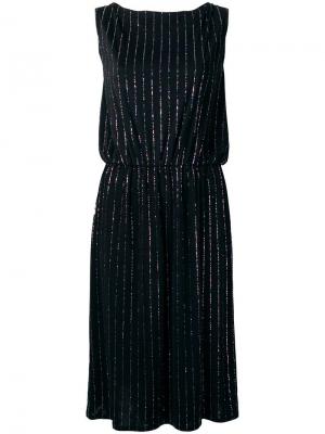 Платье в полоску Marc Jacobs. Цвет: чёрный