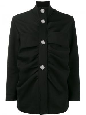 Пиджак с оборками Marni. Цвет: чёрный