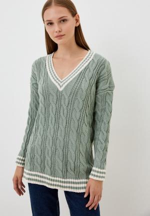 Пуловер Nale. Цвет: зеленый