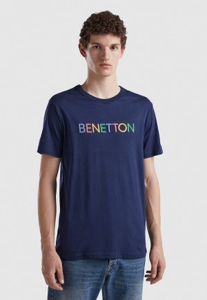 Футболка United Colors of Benetton. Цвет: синий