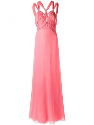 Strappy gown Tufi Duek. Цвет: розовый и фиолетовый
