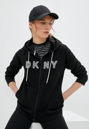 Толстовка DKNY. Цвет: черный