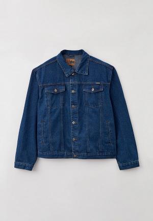 Куртка джинсовая D555. Цвет: синий