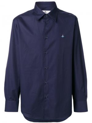 Классическая рубашка Vivienne Westwood. Цвет: синий