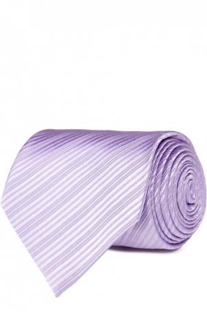 Шелковый фактурный галстук Tom Ford. Цвет: лиловый