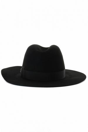 Шляпа FEDERICA MORETTI. Цвет: черный