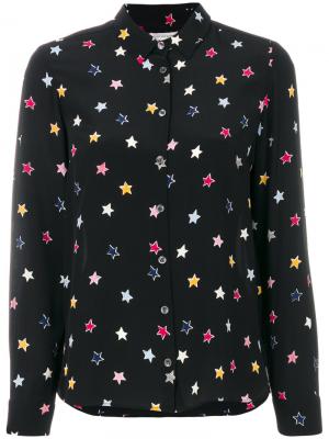 Классическая рубашка со звездами Chinti & Parker. Цвет: чёрный