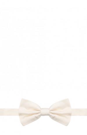 Шелковый галстук-бабочка Dolce & Gabbana. Цвет: белый