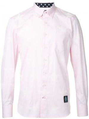 Рубашка с заплаткой логотипом Guild Prime. Цвет: розовый и фиолетовый