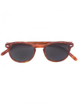 Солнцезащитные очки Matt Lesca. Цвет: жёлтый и оранжевый