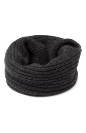 Кашемировый шарф-снуд TSUM Collection. Цвет: темно-серый