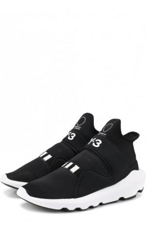 Текстильные кроссовки Suberou Y-3. Цвет: черный
