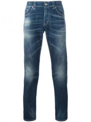 Зауженные джинсы Dondup. Цвет: синий