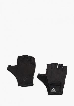 Перчатки для фитнеса adidas. Цвет: черный