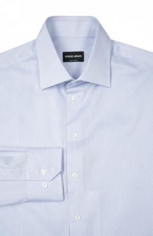 Вечерняя сорочка Giorgio Armani. Цвет: синий