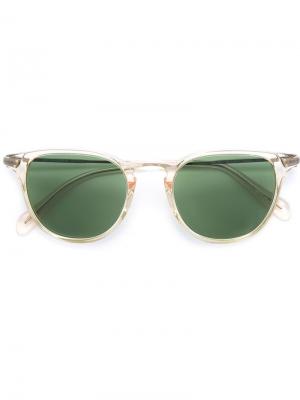 Солнцезащитные очки Ennis Oliver Peoples. Цвет: телесный