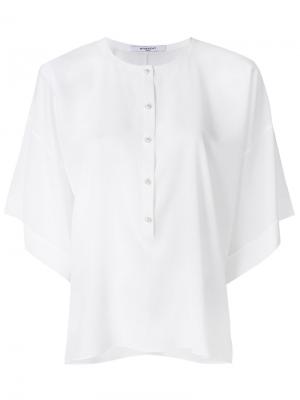 Блузка на пуговицах Givenchy. Цвет: белый