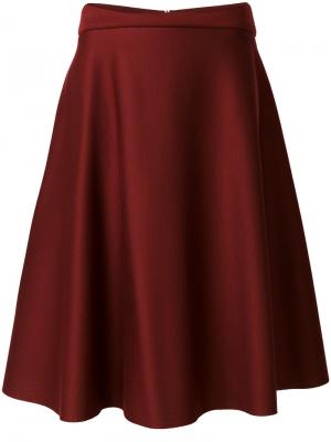 Расклешенная юбка Chalayan. Цвет: коричневый